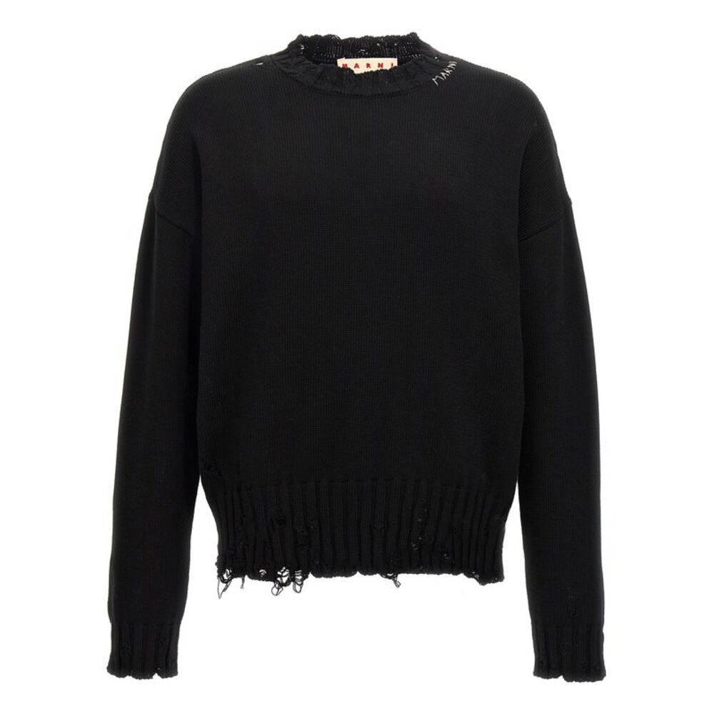 Marni Black Cotton Men's Cardigan